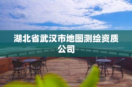 湖北省武漢市地圖測繪資質公司