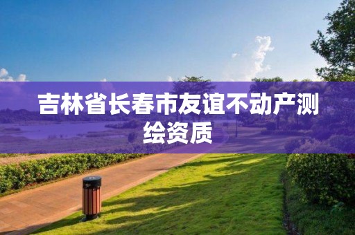 吉林省長春市友誼不動產(chǎn)測繪資質(zhì)