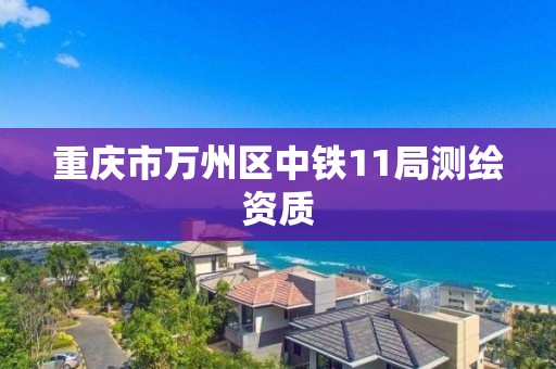 重慶市萬州區中鐵11局測繪資質