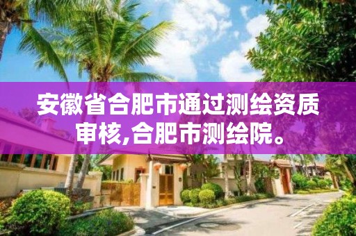 安徽省合肥市通過(guò)測(cè)繪資質(zhì)審核,合肥市測(cè)繪院。