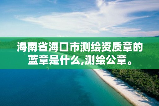 海南省海口市測繪資質章的藍章是什么,測繪公章。