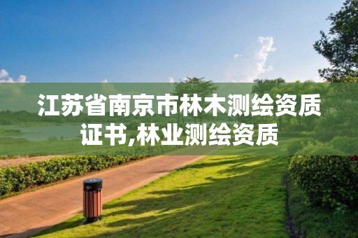 江蘇省南京市林木測繪資質證書,林業測繪資質