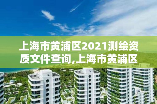 上海市黃浦區(qū)2021測繪資質(zhì)文件查詢,上海市黃浦區(qū)2021測繪資質(zhì)文件查詢表