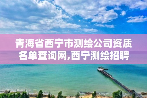 青海省西寧市測繪公司資質名單查詢網,西寧測繪招聘。