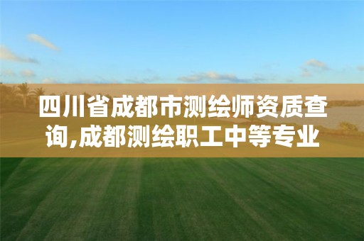 四川省成都市測繪師資質查詢,成都測繪職工中等專業學校