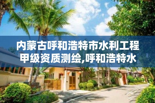 內蒙古呼和浩特市水利工程甲級資質測繪,呼和浩特水利公司。