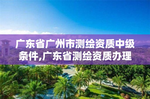 廣東省廣州市測繪資質中級條件,廣東省測繪資質辦理流程