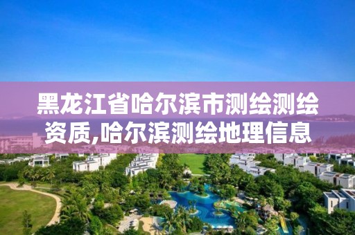 黑龍江省哈爾濱市測繪測繪資質,哈爾濱測繪地理信息局