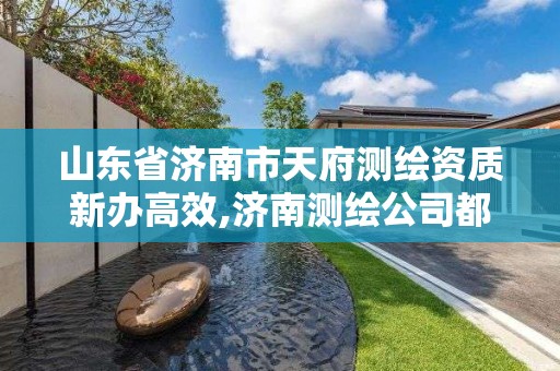 山東省濟南市天府測繪資質新辦高效,濟南測繪公司都有哪些