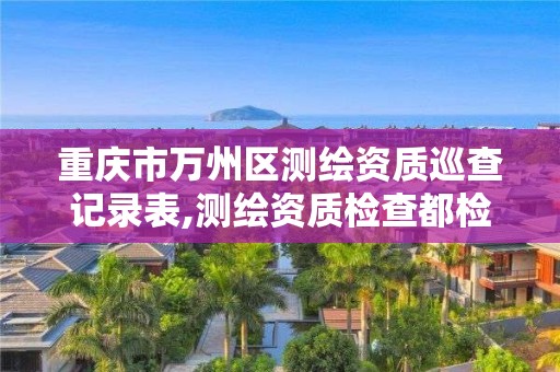 重慶市萬(wàn)州區(qū)測(cè)繪資質(zhì)巡查記錄表,測(cè)繪資質(zhì)檢查都檢查啥