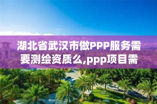 湖北省武漢市做PPP服務需要測繪資質么,ppp項目需要什么資質。