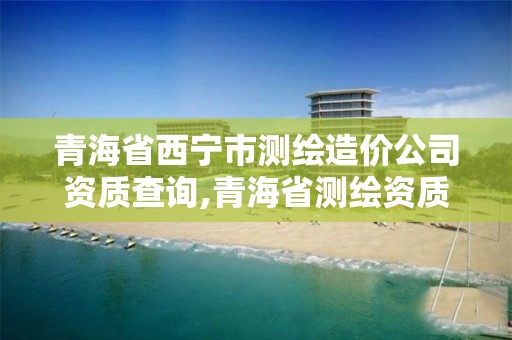 青海省西寧市測繪造價公司資質查詢,青海省測繪資質延期公告