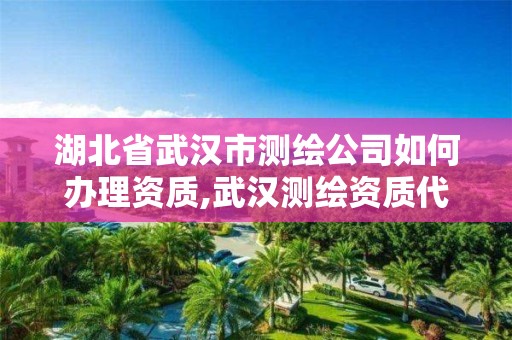 湖北省武漢市測繪公司如何辦理資質,武漢測繪資質代辦