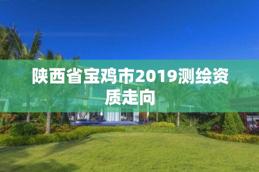 陜西省寶雞市2019測繪資質走向