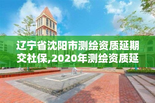 遼寧省沈陽市測繪資質延期交社保,2020年測繪資質延期