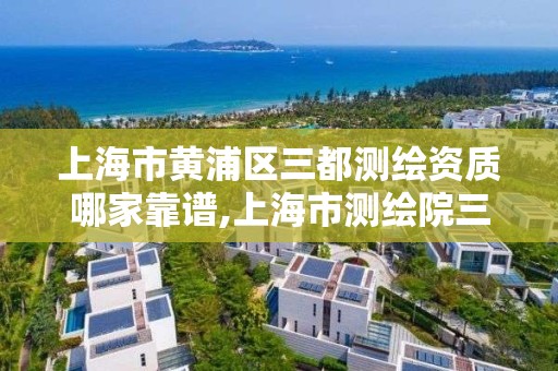 上海市黃浦區三都測繪資質哪家靠譜,上海市測繪院三分院