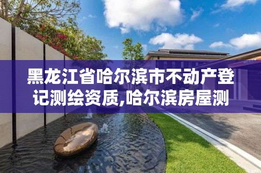 黑龍江省哈爾濱市不動(dòng)產(chǎn)登記測(cè)繪資質(zhì),哈爾濱房屋測(cè)繪。