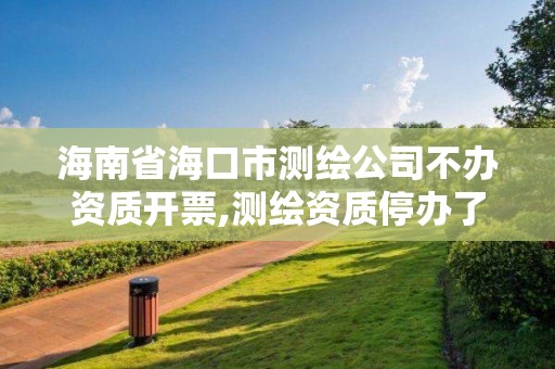 海南省海口市測繪公司不辦資質(zhì)開票,測繪資質(zhì)停辦了嗎