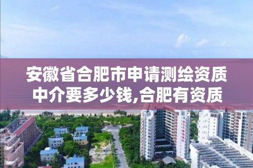 安徽省合肥市申請測繪資質中介要多少錢,合肥有資質的測繪公司。