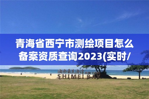 青海省西寧市測繪項目怎么備案資質查詢2023(實時/更新中)