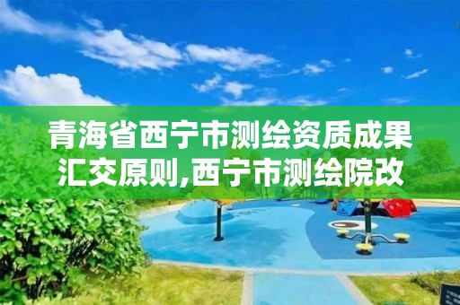 青海省西寧市測繪資質成果匯交原則,西寧市測繪院改企業