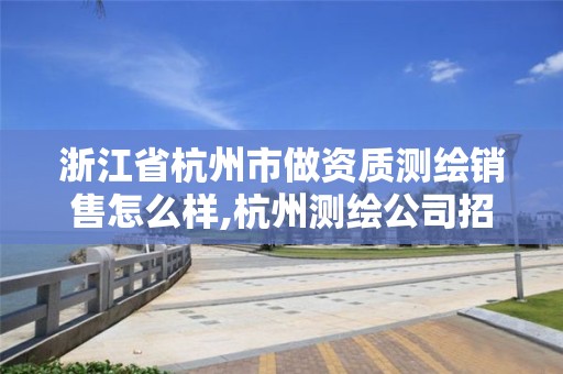 浙江省杭州市做資質(zhì)測繪銷售怎么樣,杭州測繪公司招聘。