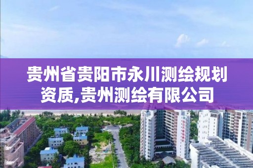 貴州省貴陽市永川測繪規劃資質,貴州測繪有限公司