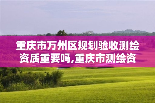 重慶市萬州區規劃驗收測繪資質重要嗎,重慶市測繪資質管理辦法