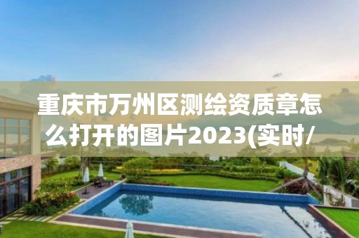 重慶市萬州區測繪資質章怎么打開的圖片2023(實時/更新中)