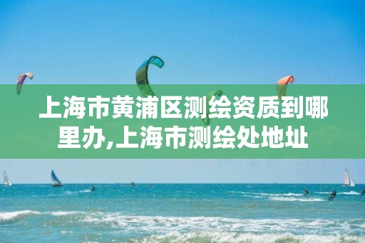 上海市黃浦區(qū)測繪資質(zhì)到哪里辦,上海市測繪處地址