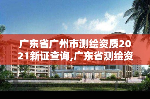 廣東省廣州市測繪資質(zhì)2021新證查詢,廣東省測繪資質(zhì)辦理流程