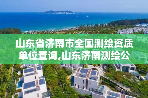 山東省濟南市全國測繪資質單位查詢,山東濟南測繪公司電話