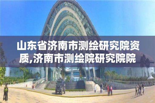 山東省濟南市測繪研究院資質,濟南市測繪院研究院院長。