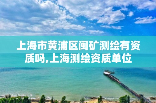 上海市黃浦區(qū)閩礦測繪有資質嗎,上海測繪資質單位