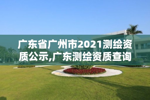 廣東省廣州市2021測繪資質公示,廣東測繪資質查詢