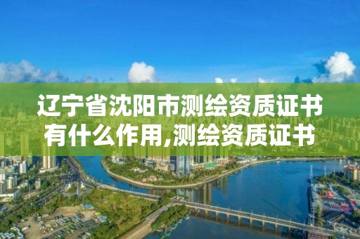 遼寧省沈陽市測繪資質證書有什么作用,測繪資質證書查詢官方網站。