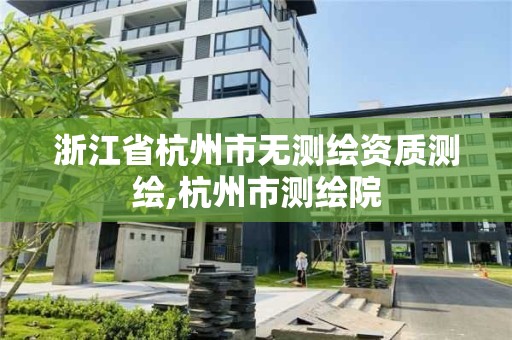 浙江省杭州市無測繪資質測繪,杭州市測繪院