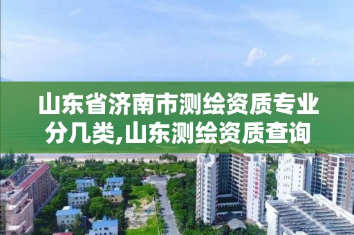 山東省濟南市測繪資質專業分幾類,山東測繪資質查詢