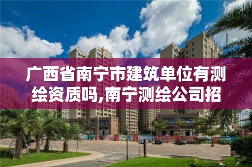 廣西省南寧市建筑單位有測繪資質嗎,南寧測繪公司招聘信息網