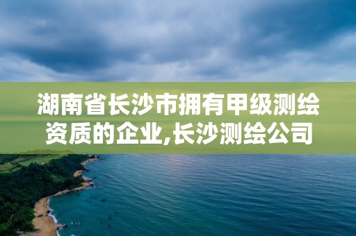 湖南省長沙市擁有甲級測繪資質的企業,長沙測繪公司資質有哪家。