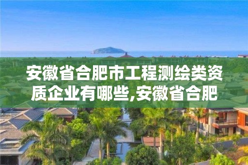 安徽省合肥市工程測(cè)繪類資質(zhì)企業(yè)有哪些,安徽省合肥市工程測(cè)繪類資質(zhì)企業(yè)有哪些。