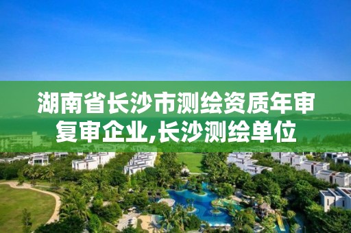 湖南省長沙市測繪資質年審復審企業,長沙測繪單位