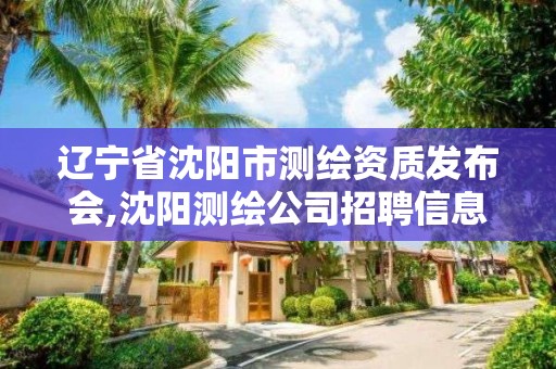 遼寧省沈陽市測繪資質發布會,沈陽測繪公司招聘信息最新招聘