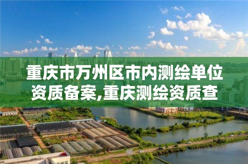 重慶市萬州區市內測繪單位資質備案,重慶測繪資質查詢