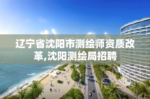 遼寧省沈陽市測繪師資質改革,沈陽測繪局招聘