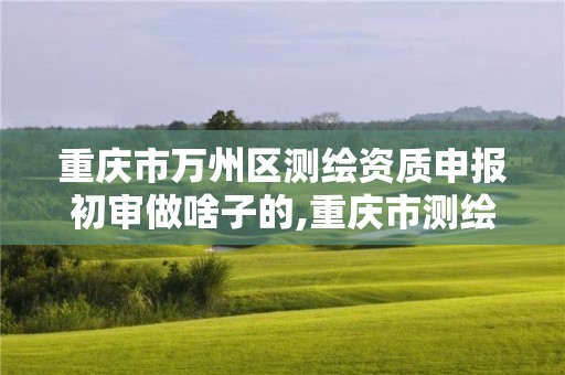 重慶市萬州區測繪資質申報初審做啥子的,重慶市測繪資質管理辦法。