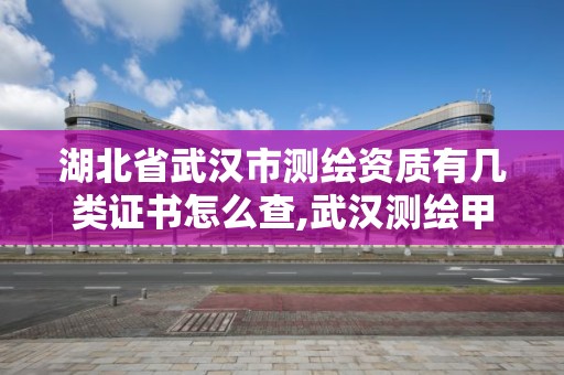 湖北省武漢市測繪資質有幾類證書怎么查,武漢測繪甲級資質公司。