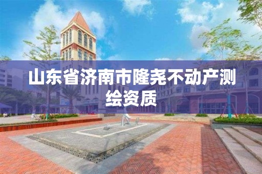 山東省濟南市隆堯不動產測繪資質