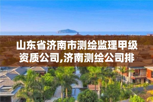 山東省濟南市測繪監(jiān)理甲級資質(zhì)公司,濟南測繪公司排名