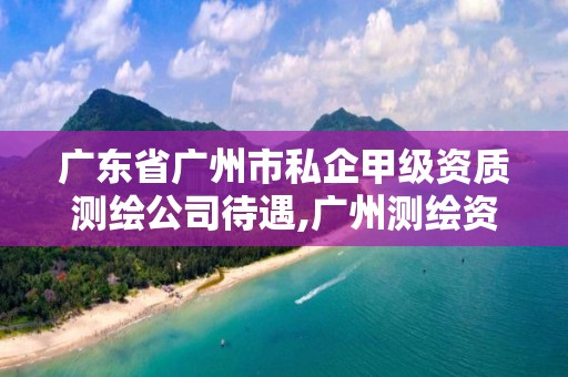 廣東省廣州市私企甲級資質測繪公司待遇,廣州測繪資質代辦。